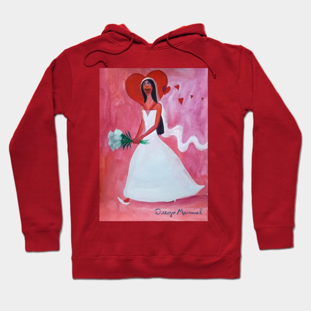 the bride walks to the altar 2 Hoodie by diegomanuel